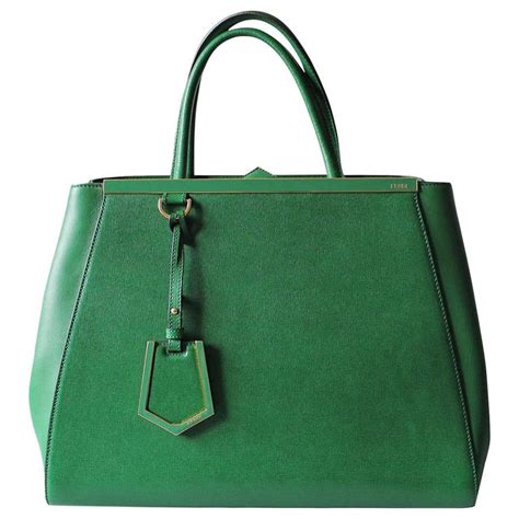 fendi 2jours bag green|Fendi 2jours handbag.